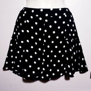 L.A. HEARTS • Black Polka Dot Skirt